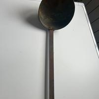 Mestolo rande antico in rame