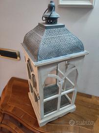 lanterne in legno shabby chic