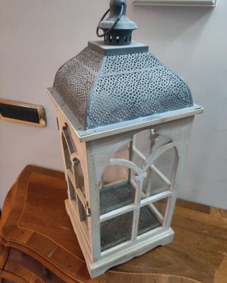 lanterne in legno shabby chic