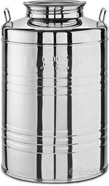 n.2 bidoni inox 50 litri