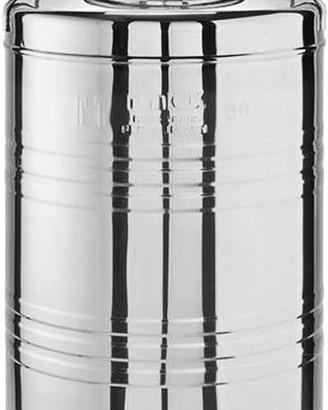 n.2 bidoni inox 50 litri