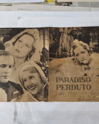 Manifesto film"Paradiso Perduto"anni 30,di C.Lamac
