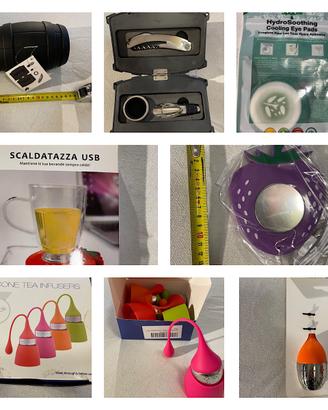 Varie idee di piccoli oggetti per Gifting