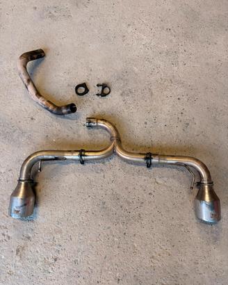 scarico diretto TBF 500 Abarth 