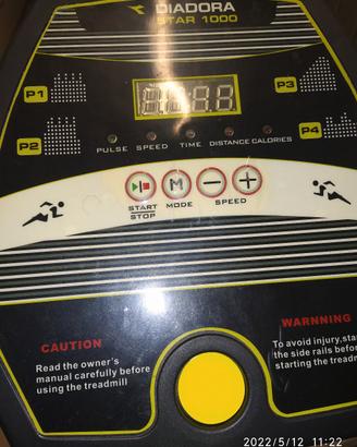 Tapis roulant Diadora Star 1000 come nuovo