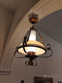 Lampada finto petrolio