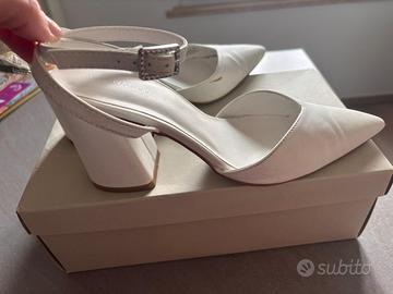 Scarpe con tacco Even&Odd – bianche