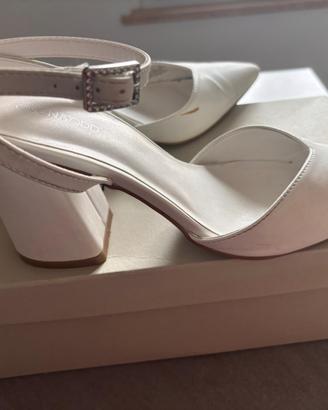 Scarpe con tacco Even&Odd – bianche
