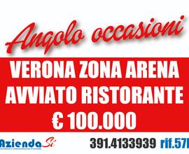 57R Verona, ristorante a rate no bar