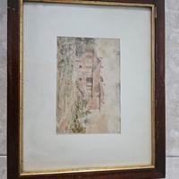 QUADRO CON CASALE DI CAMPAGNA 
