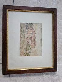 QUADRO CON CASALE DI CAMPAGNA 