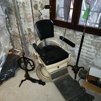 Poltrona Dentistica Vintage Industrial barbiere 