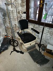 Poltrona Dentistica Vintage Industrial barbiere 