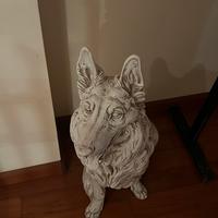 Cane pastore tedesco in ceramica