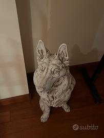 Cane pastore tedesco in ceramica
