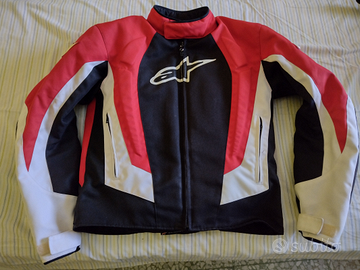 Giacca moto alpinestars in tessuto tg M