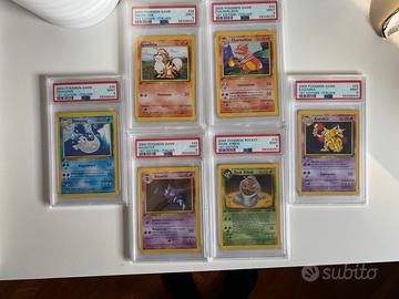 Pokemon set base prima edizione
