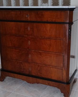 CASSETTONE COMO' 5 CASSETTI EPOCA '800 134x132x56