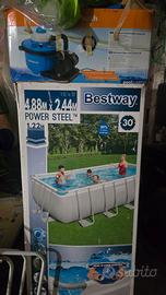 Piscina come nuova con filtro professionale 