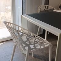 Sedie bianche design da interno