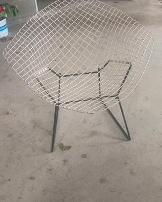  poltrona Diamond chair Harry Bertoia.      
