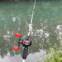 canna da pesca + mulinello abu garcia