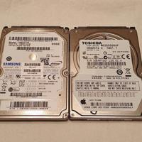 Hard disk 2,5" 320GB + 250GB lotto