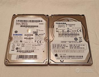 Hard disk 2,5" 320GB + 250GB lotto
