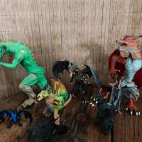 lotto 5 draghi dragon alati 