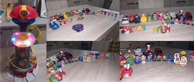 Kit PAW PATROL: Quartier Generale + Mezzi +Varie