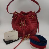 Borsa a Secchiello Gucci GG Marmont Bucket