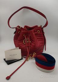 Borsa a Secchiello Gucci GG Marmont Bucket