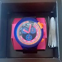 swatch Big Bold Chrono neon party to the max