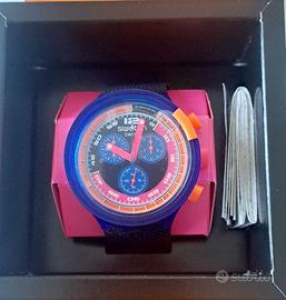 swatch Big Bold Chrono neon party to the max