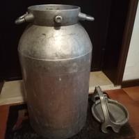 BIDONE LATTE ALLUMINIO VINTAGE