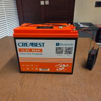 Batteria LiFePO4 12V 40AH Creabest