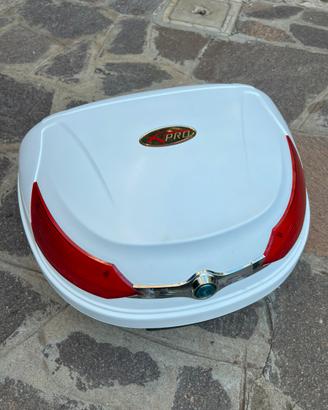 Bauletto Moto American Pro 48L bianco