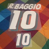 Nameset #10 ROBERTO BAGGIO Italia Mondiali USA 94