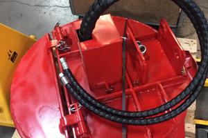 Trincia idraulica per minescavatore