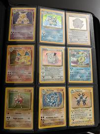 Set base, jungle, fossil, rocket, 2 gym e 3 neo