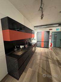 Cucina Febal Casa design nero/rosso