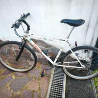 Mountain bike bicicletta da sistemare