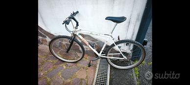 Mountain bike bicicletta da sistemare