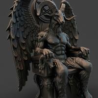 Statua Bafometto, arte esoterica, pratiche occulte