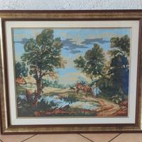 Quadro - Paesaggio con lago.