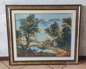 Quadro - Paesaggio con lago.