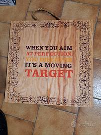 Bersaglio freccette in legno richiudibile