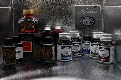 set inchiostri stilografici Aurora, Diamine, R&K
