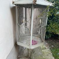 Voliera in ferro battuto