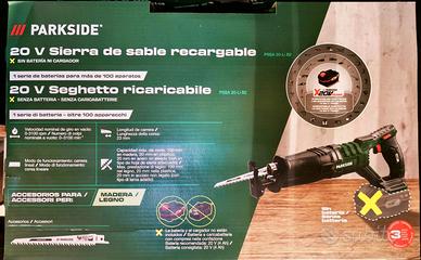 Nuovo!Seghetto Parkside gattuccio BATTERIA GARANZ